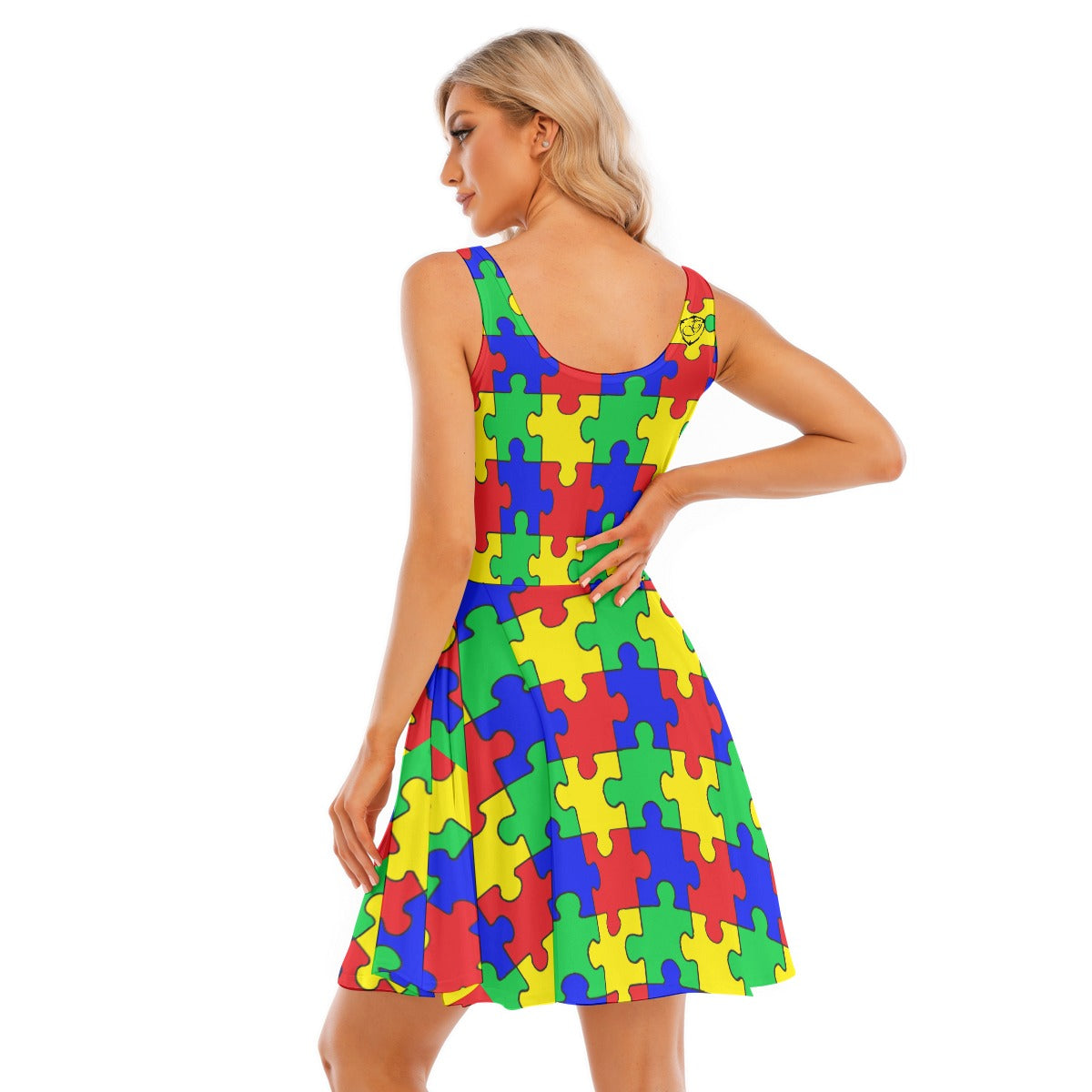puzzle Women's Tank Vest Dress