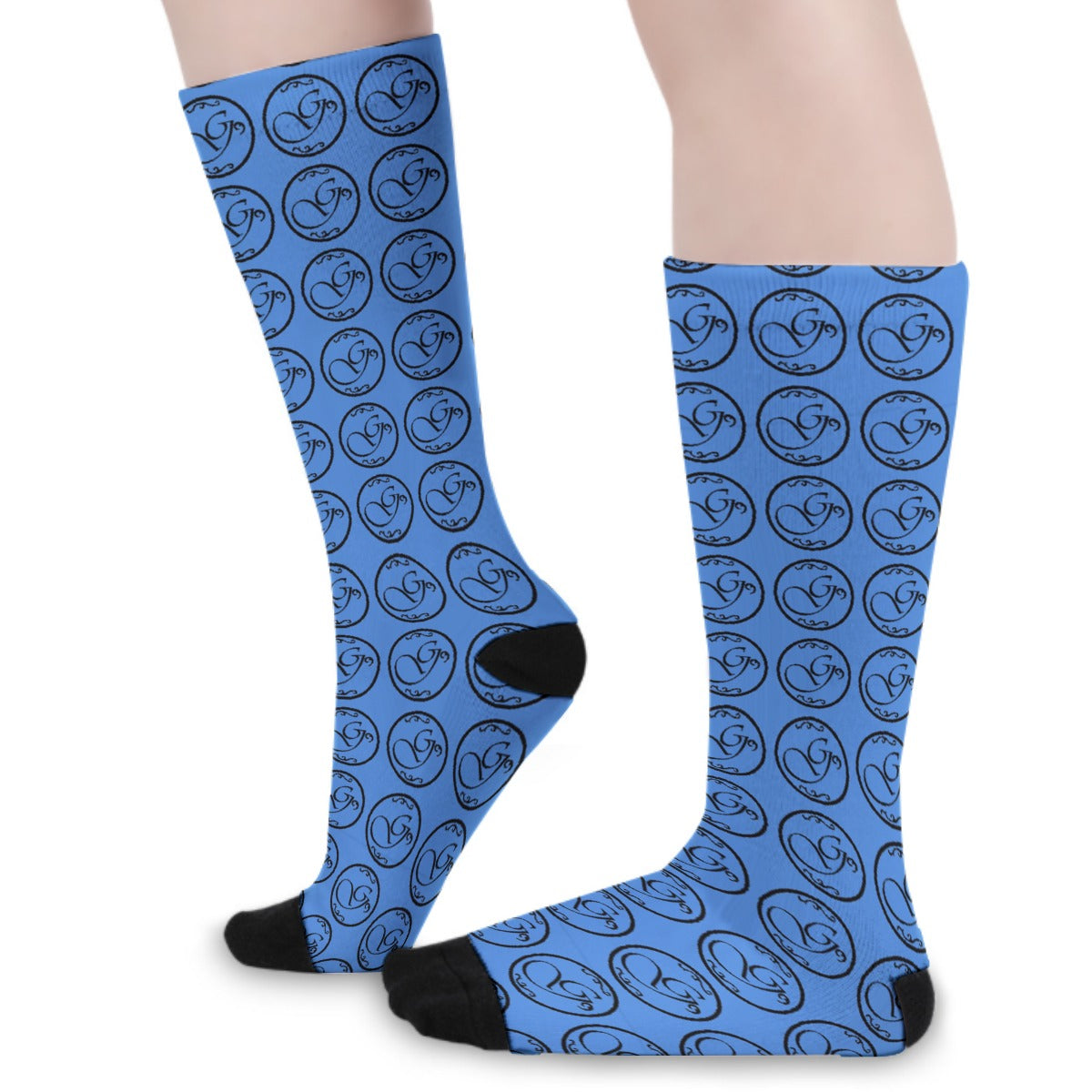 Unisex Long Socks lt blue