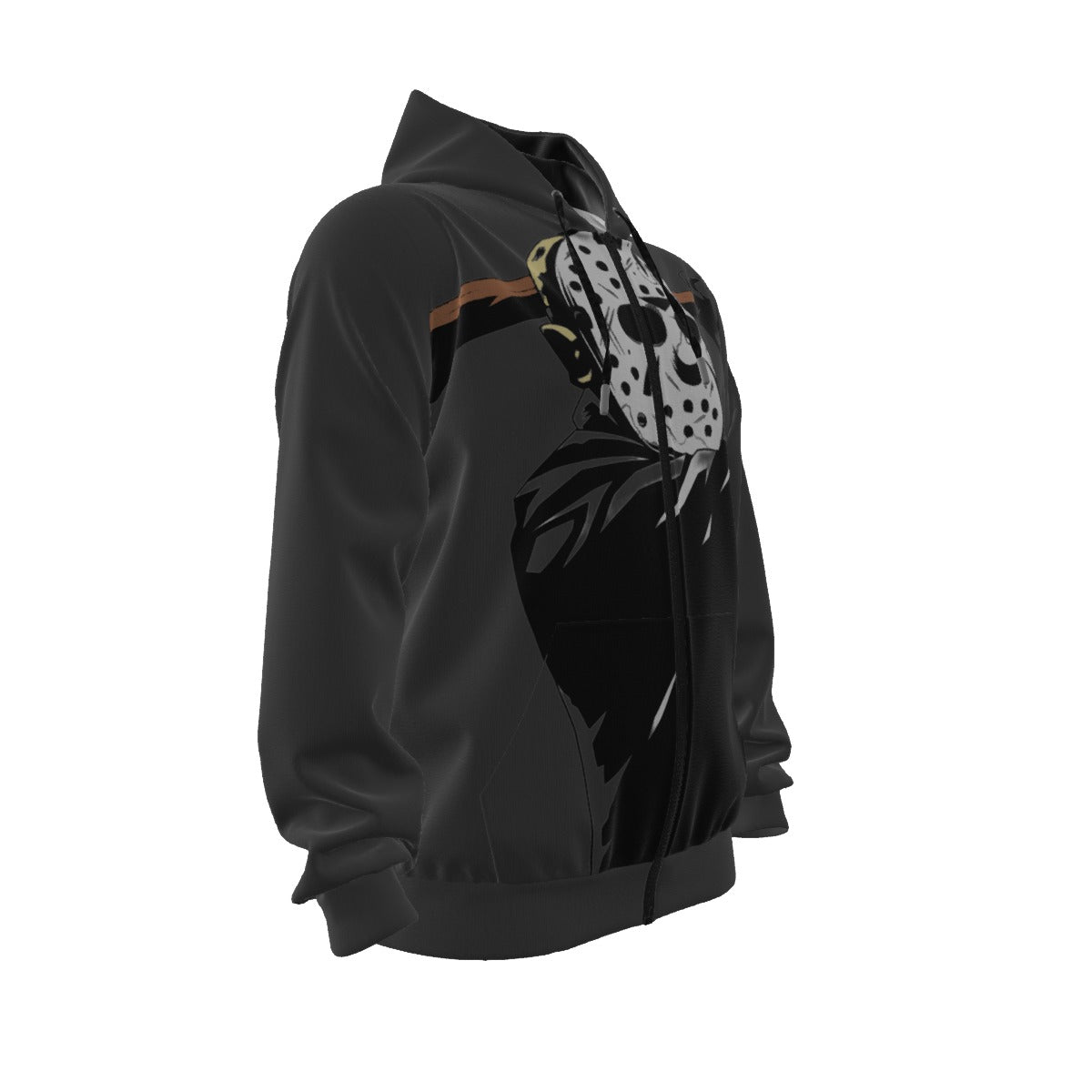 Gorgani horror addition Unisex Pullover Hoodie With Zipper Closure | 310GSM Cotton