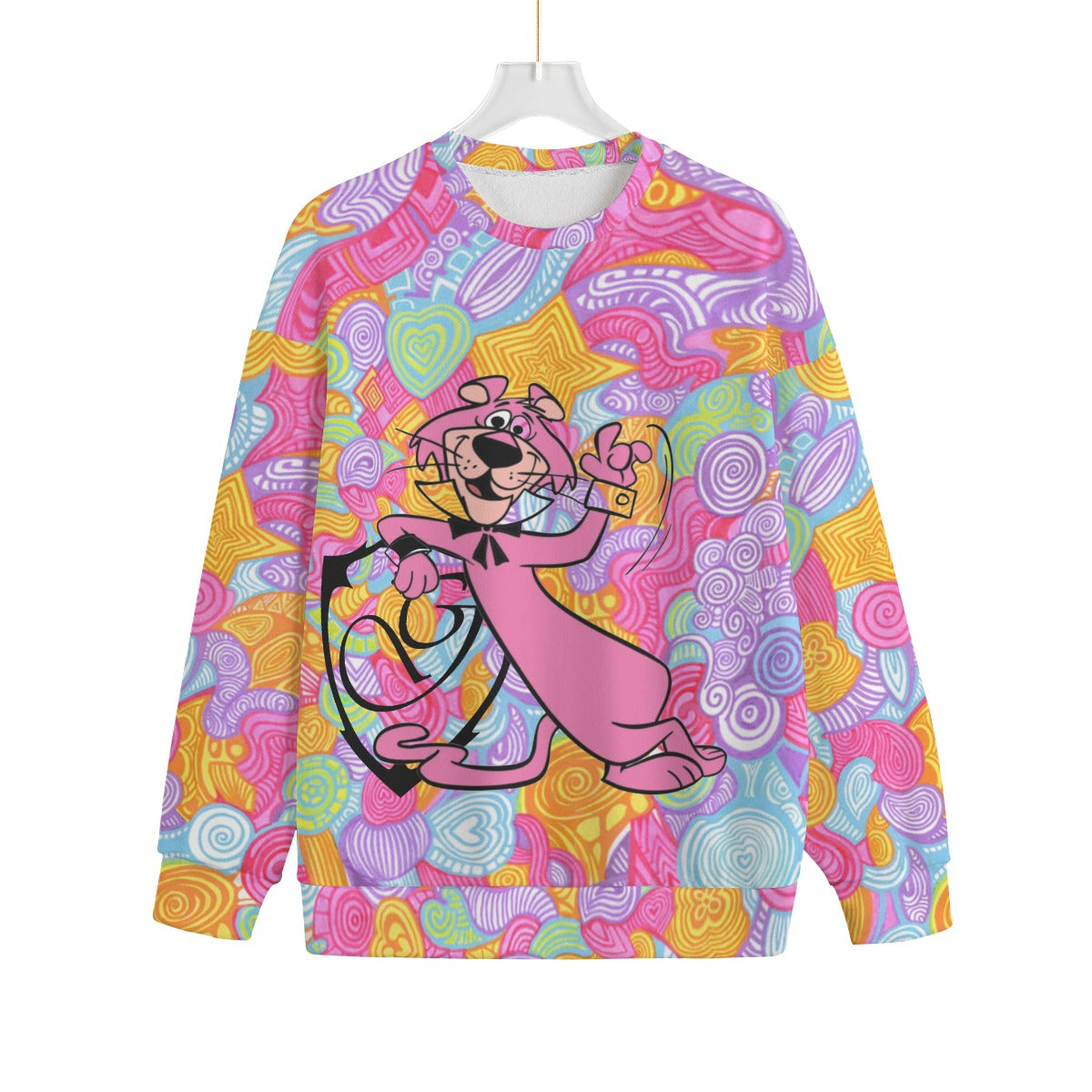 gorgani charcter Knitted Fleece Sweater | Plus Size