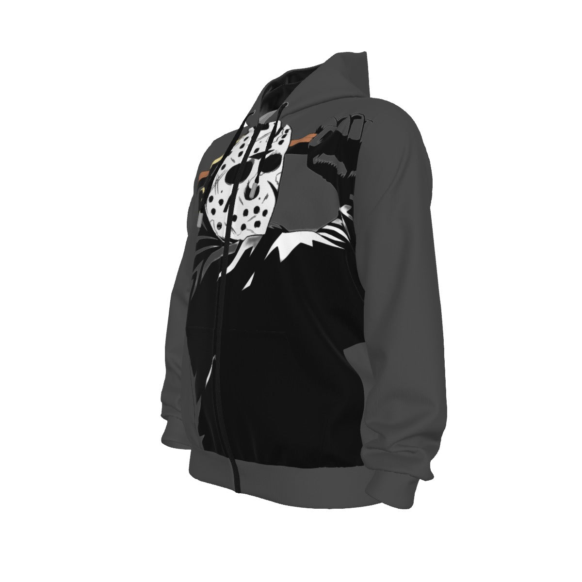 Gorgani horror addition Unisex Pullover Hoodie With Zipper Closure | 310GSM Cotton