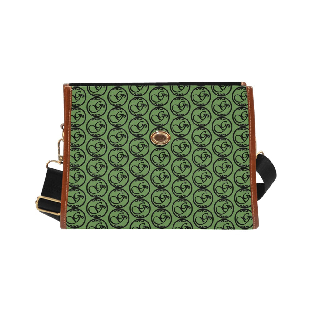 feelin rich gorgani money Waterproof Canvas Bag/All Over Print (Model 1641)