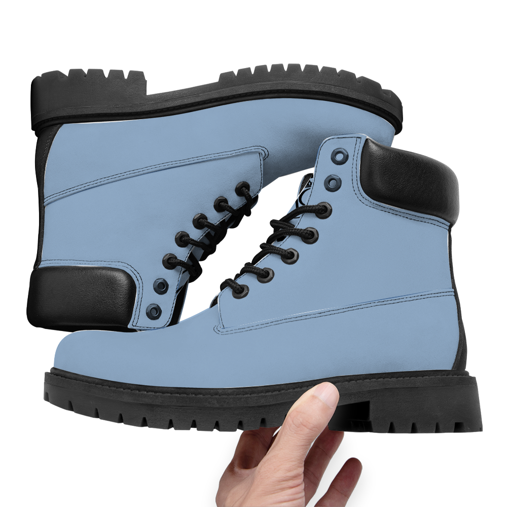 Gorgani Round Toe Boots Fashion Boots powder blue
