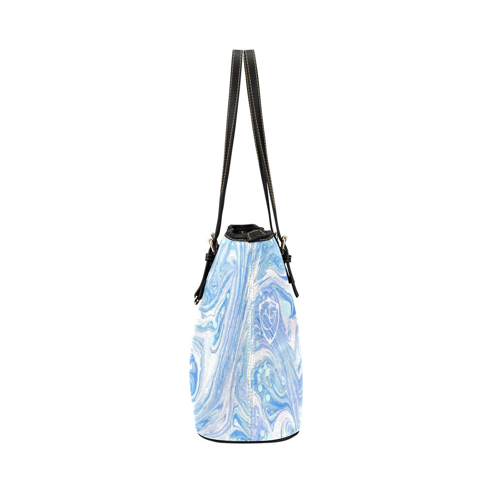 gorgani holo angel Leather Tote Bag (Model 1651) (Big)