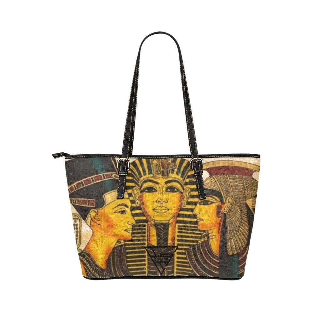 super gorgani gypt2 Leather Tote Bag (Model 1651) (Big)