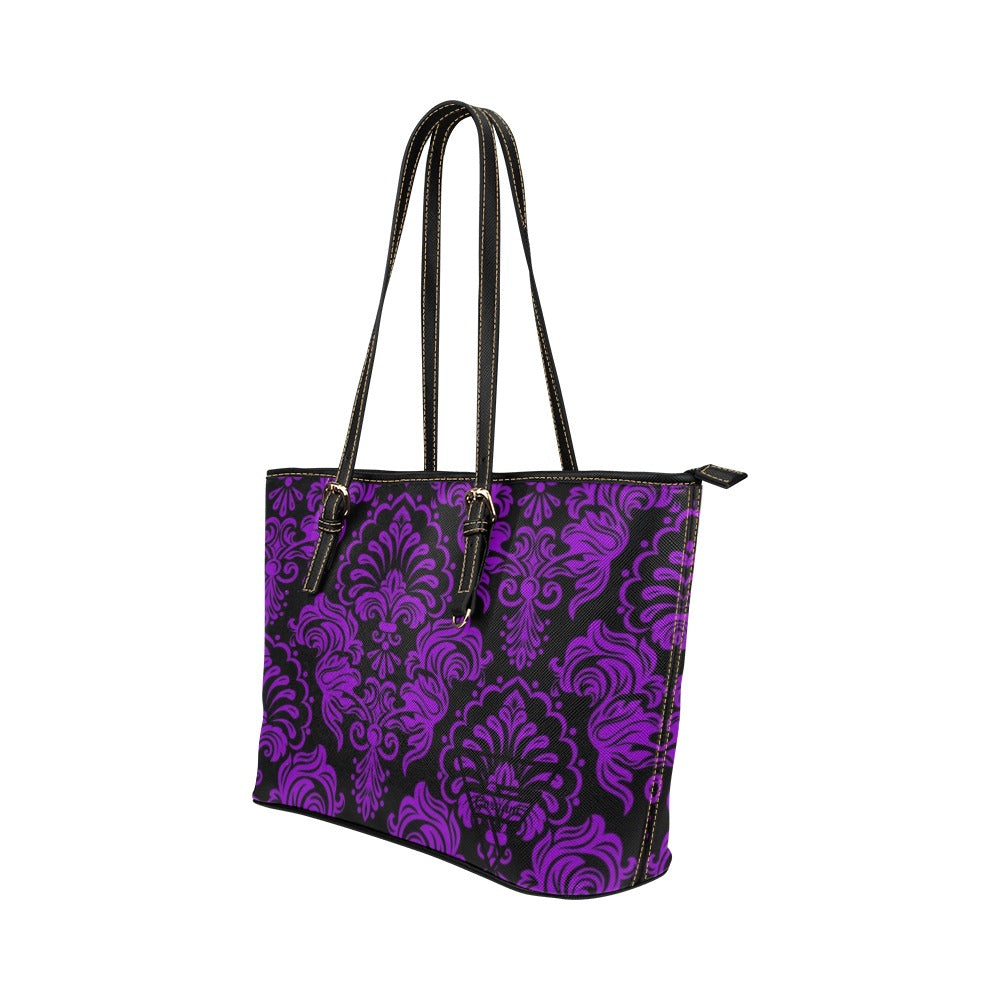 super gorgani pur Leather Tote Bag (Model 1651) (Big)