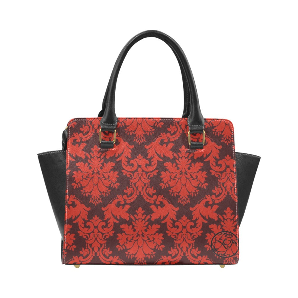 gorgani Rivet Shoulder Handbag (Model 1645) red