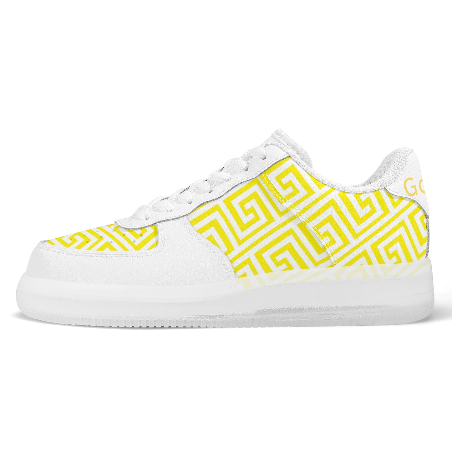 Gorgani Transparent Low Top Leather Shoes