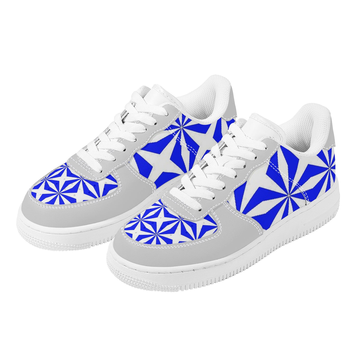 SF_F8 Low Top Unisex Sneaker gorgani blue and grey