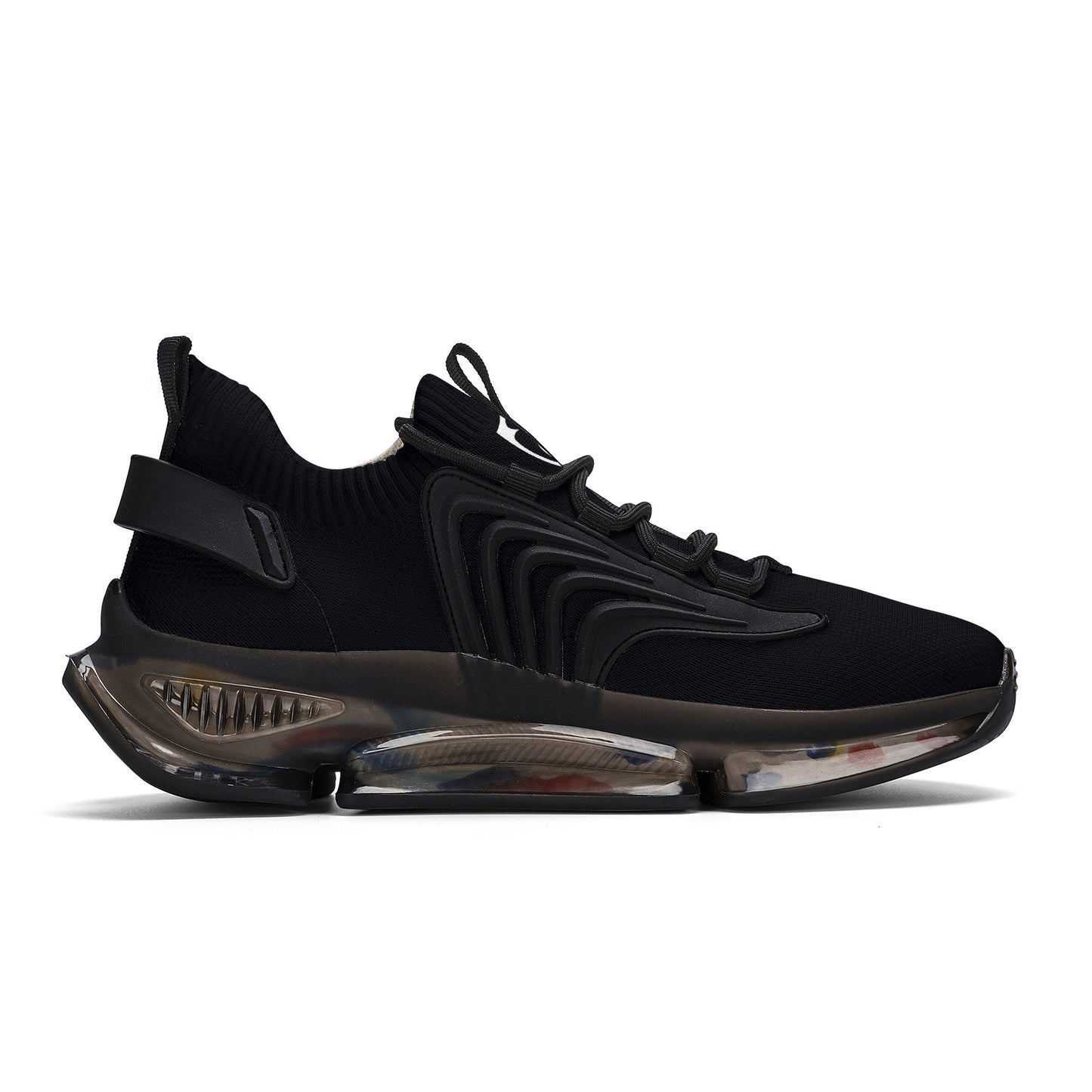 Gorgani SF_S36 Air Max React Sneakers - Black