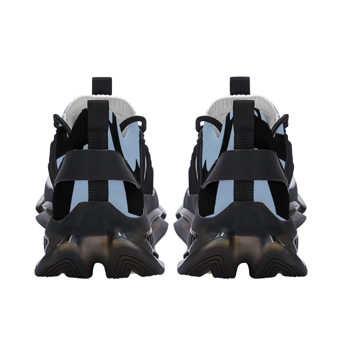 SF_S36 Air Max React Sneakers - Black and powder blue