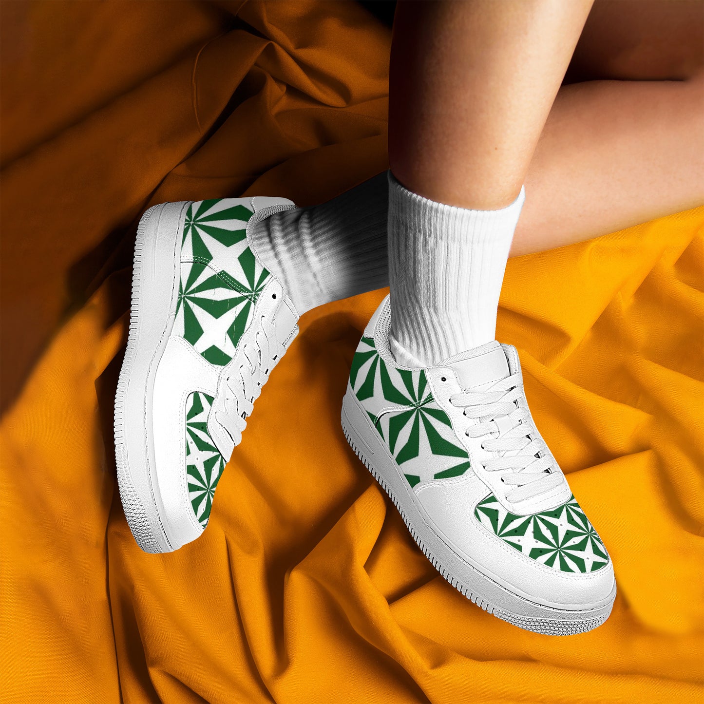 SF_F8 Low Top Unisex Sneaker gorgani forest green