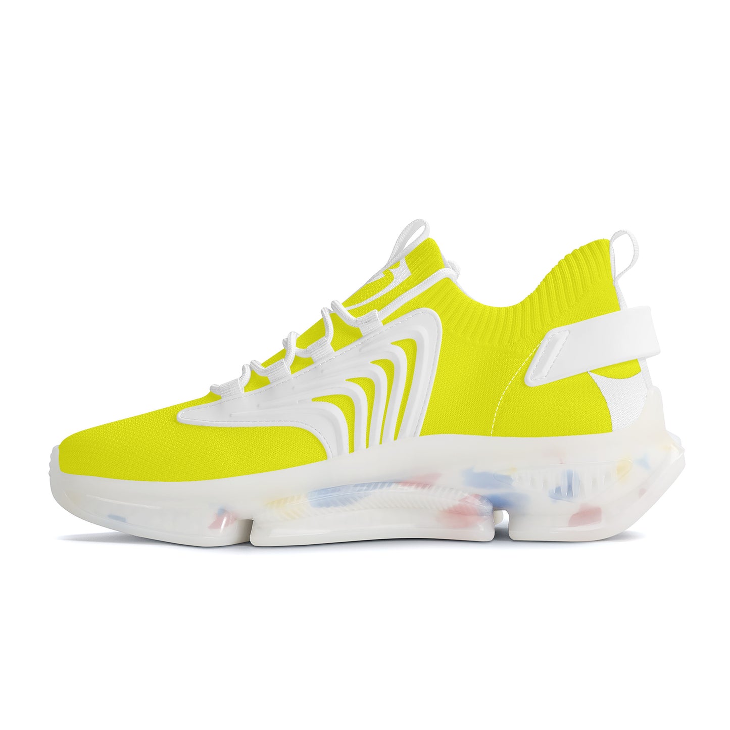 Air Max React Sneakers - White and yellow