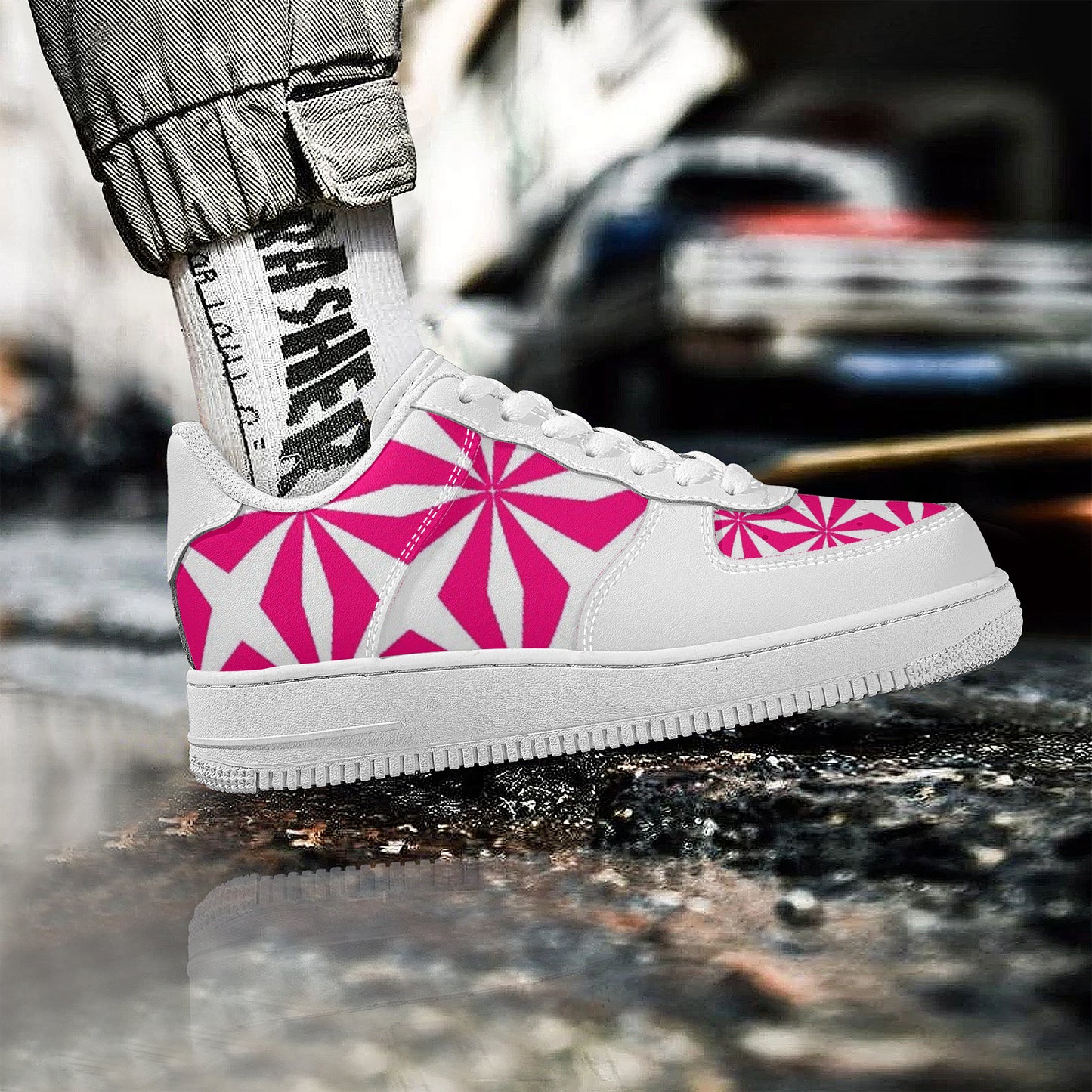 Copy of SF_F8 Low Top Unisex Sneaker gorgani hot pink