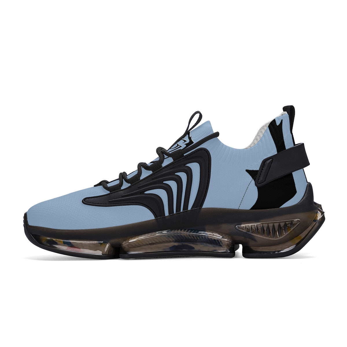 SF_S36 Air Max React Sneakers - Black and powder blue