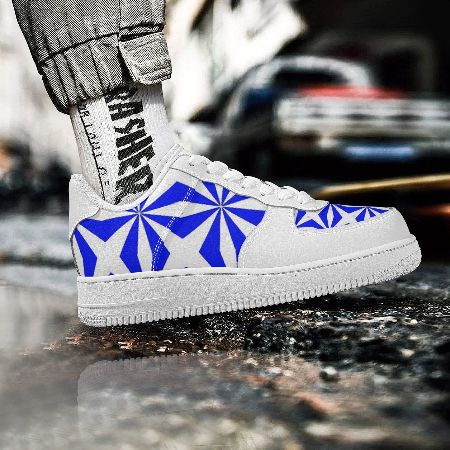 Copy of SF_F8 Low Top Unisex Sneaker gorgani blue