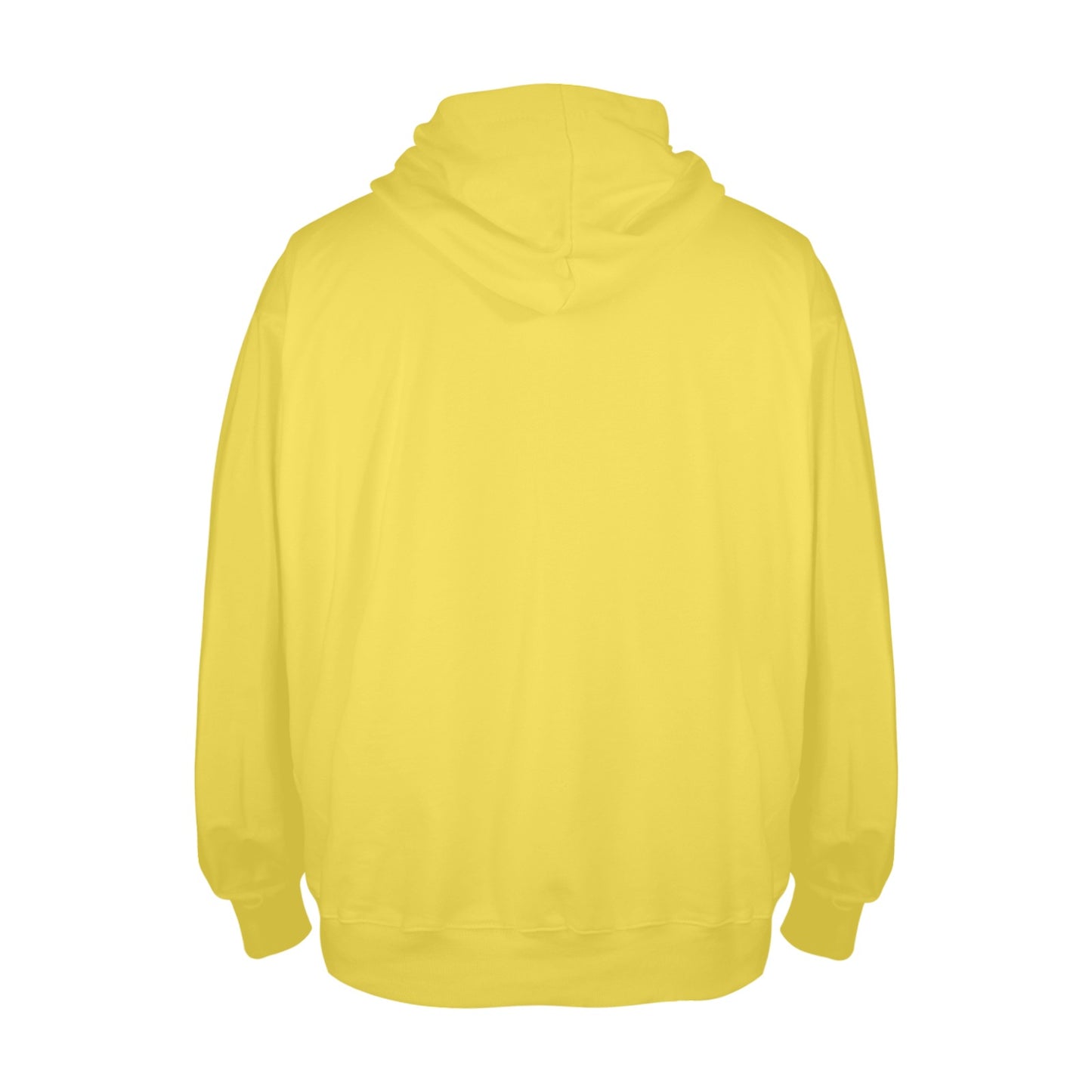 sheild logo feeling rich mouse Men's Glow in the Dark Hoodie (Front Printing)