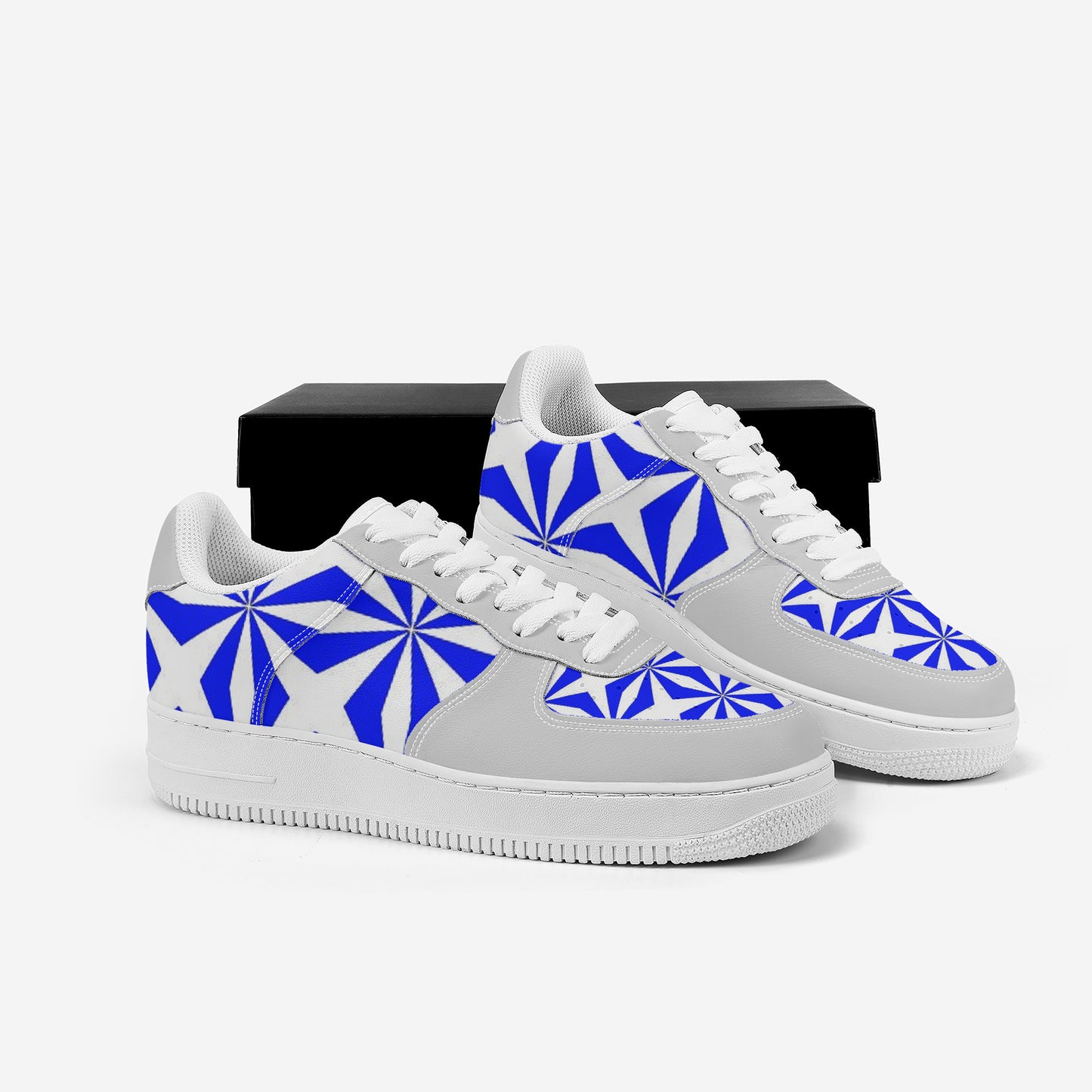 SF_F8 Low Top Unisex Sneaker gorgani blue and grey