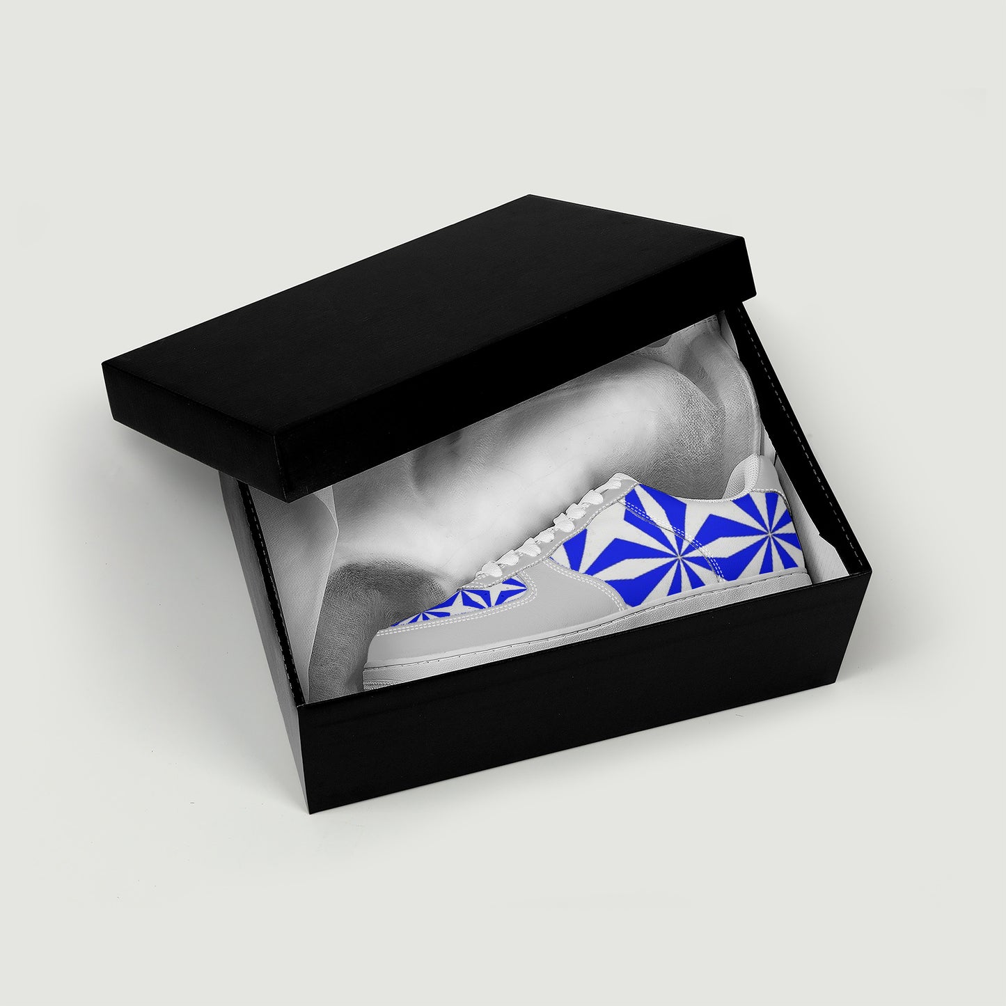 SF_F8 Low Top Unisex Sneaker gorgani blue and grey