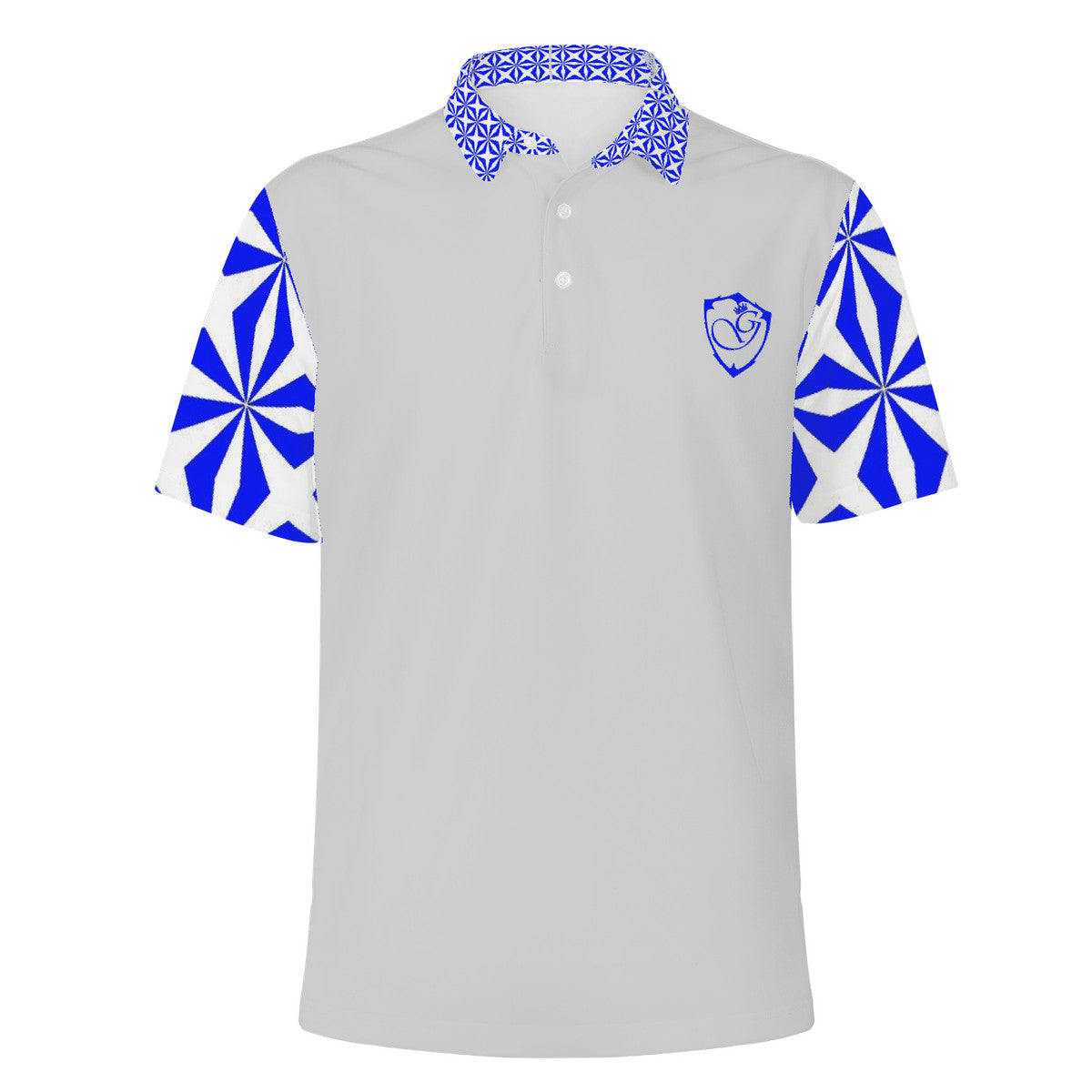 gorgani gami Polo Shirt blue and lt grey