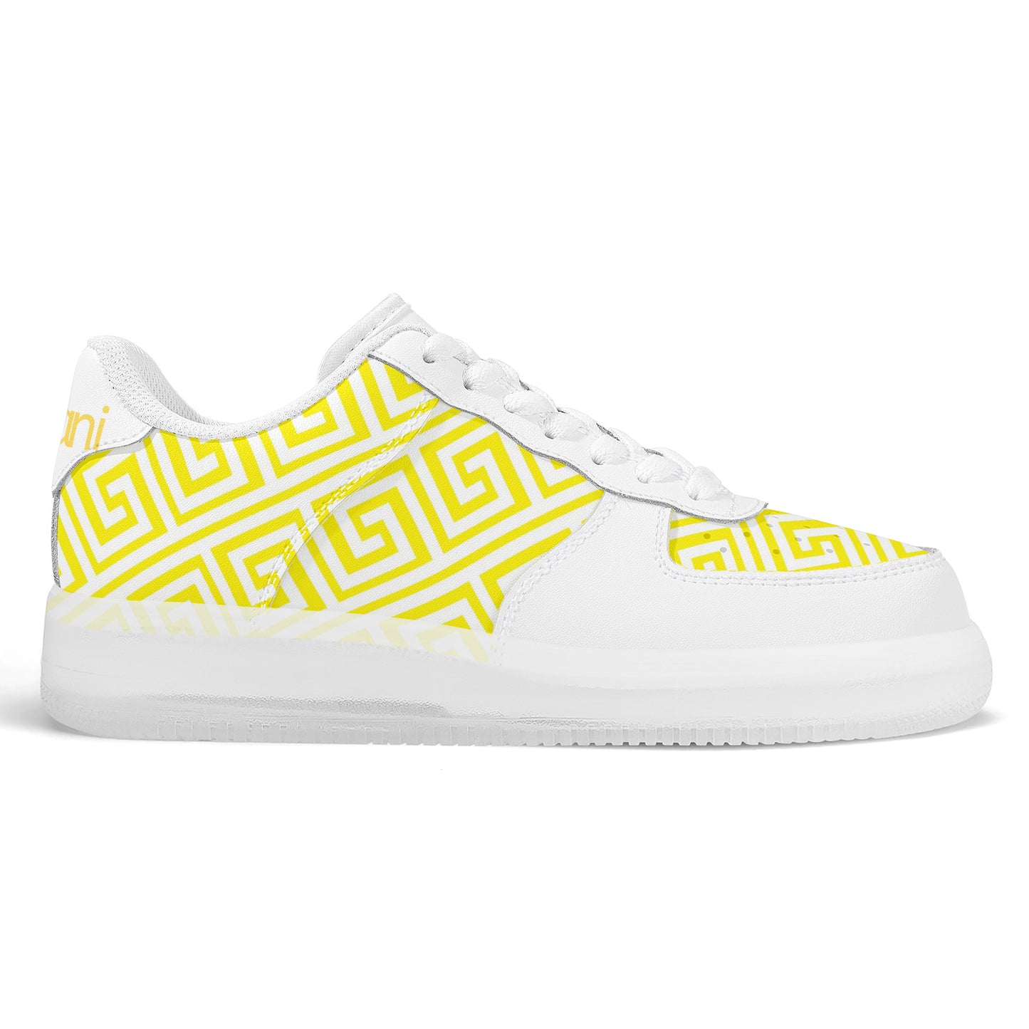 Gorgani Transparent Low Top Leather Shoes