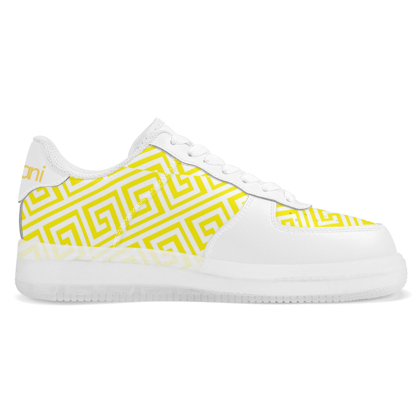 Gorgani Transparent Low Top Leather Shoes