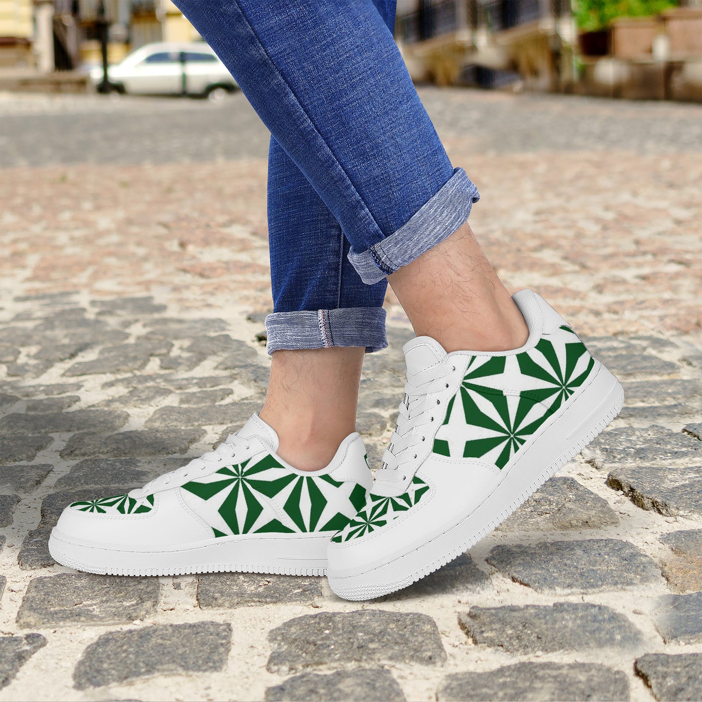SF_F8 Low Top Unisex Sneaker gorgani forest green