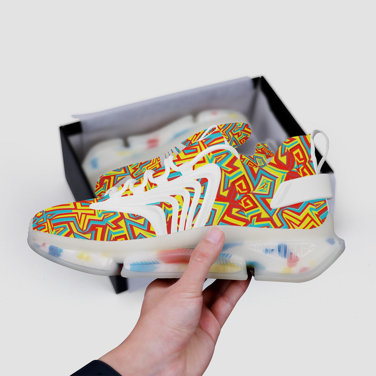 Gorgani SF_S35 Air Max React Sneakers - gami design