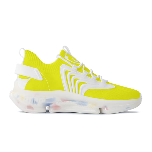 Air Max React Sneakers - White and yellow
