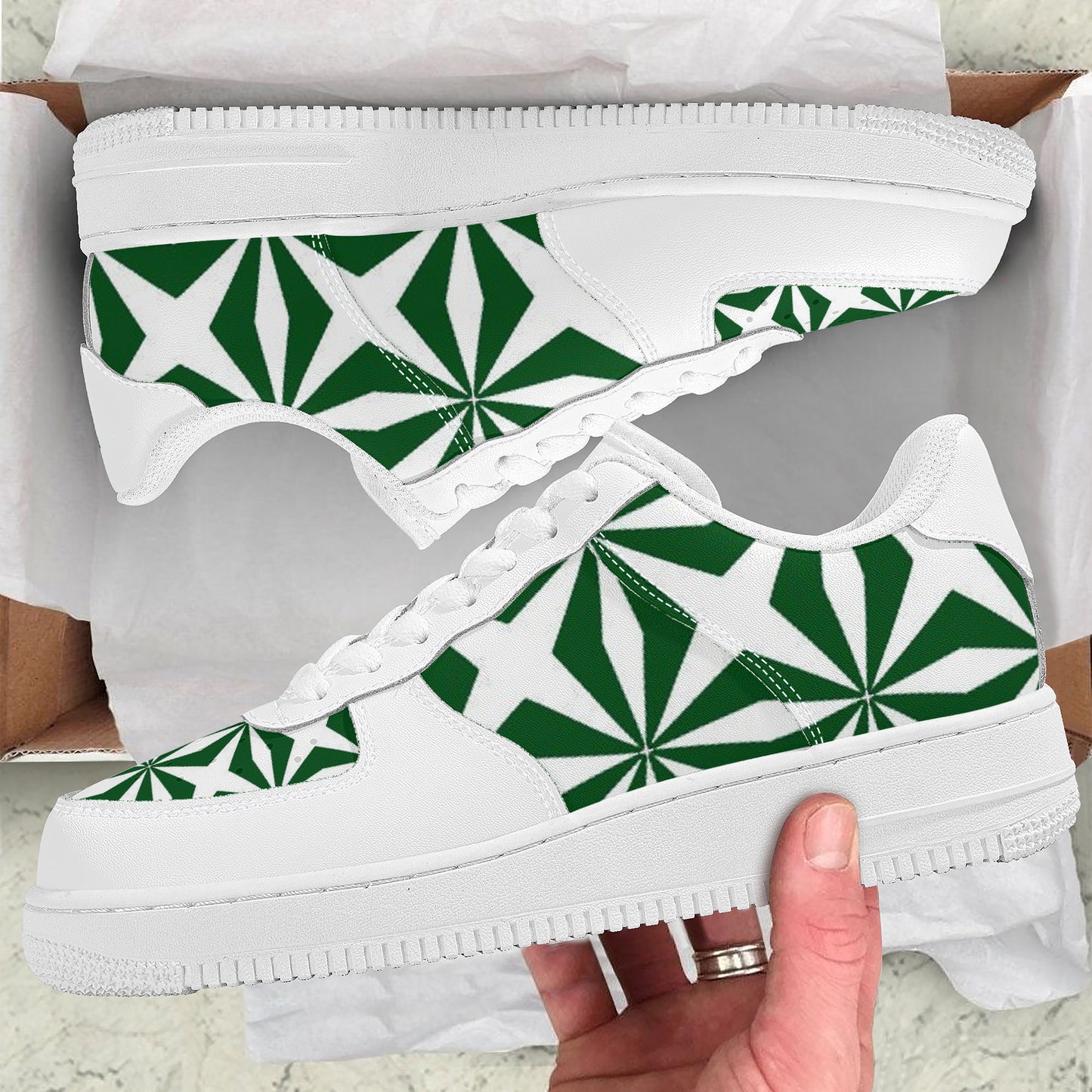 SF_F8 Low Top Unisex Sneaker gorgani forest green