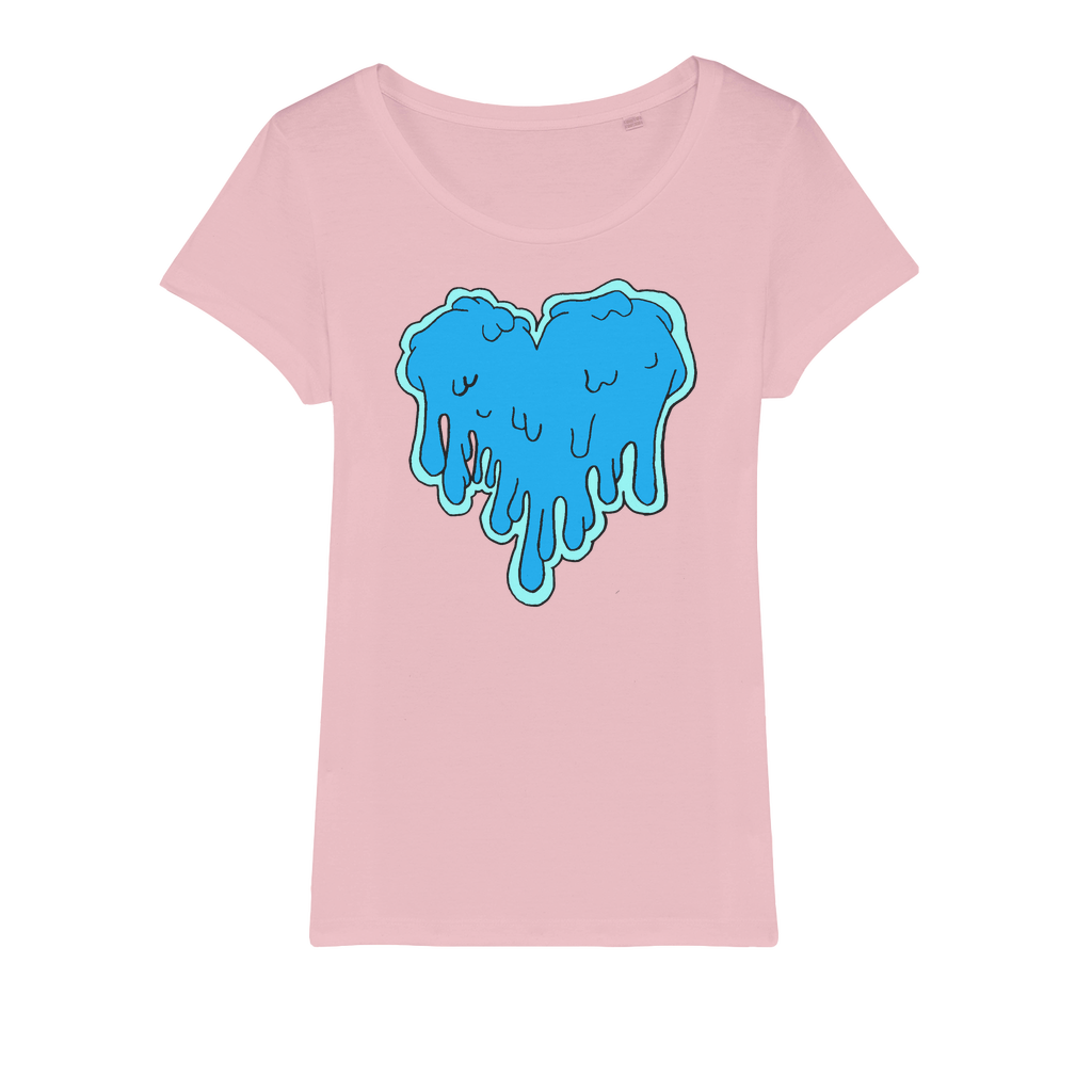 benzo heart Organic Jersey Womens T-Shirt