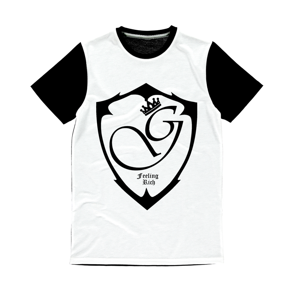 Feeling rich Classic Sublimation Panel T-Shirt