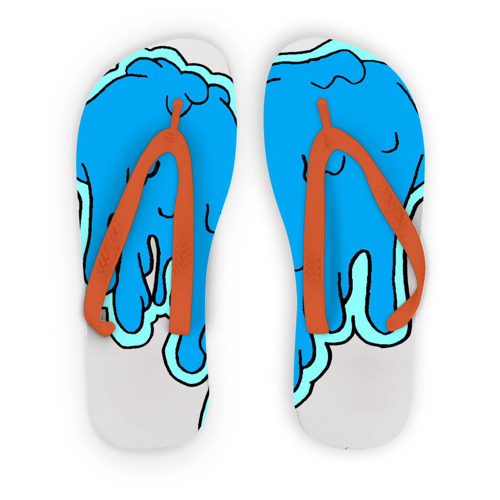 benzo heart Kids Flip Flops