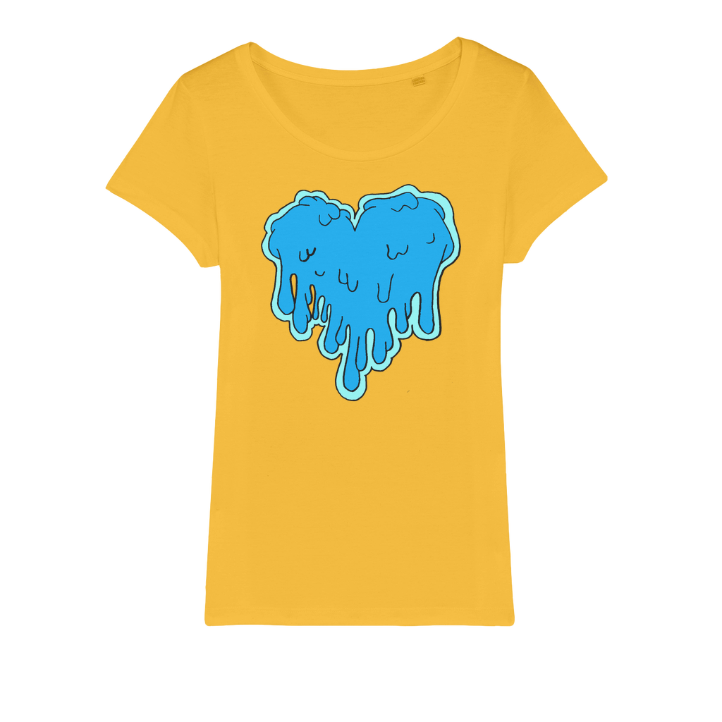 benzo heart Organic Jersey Womens T-Shirt