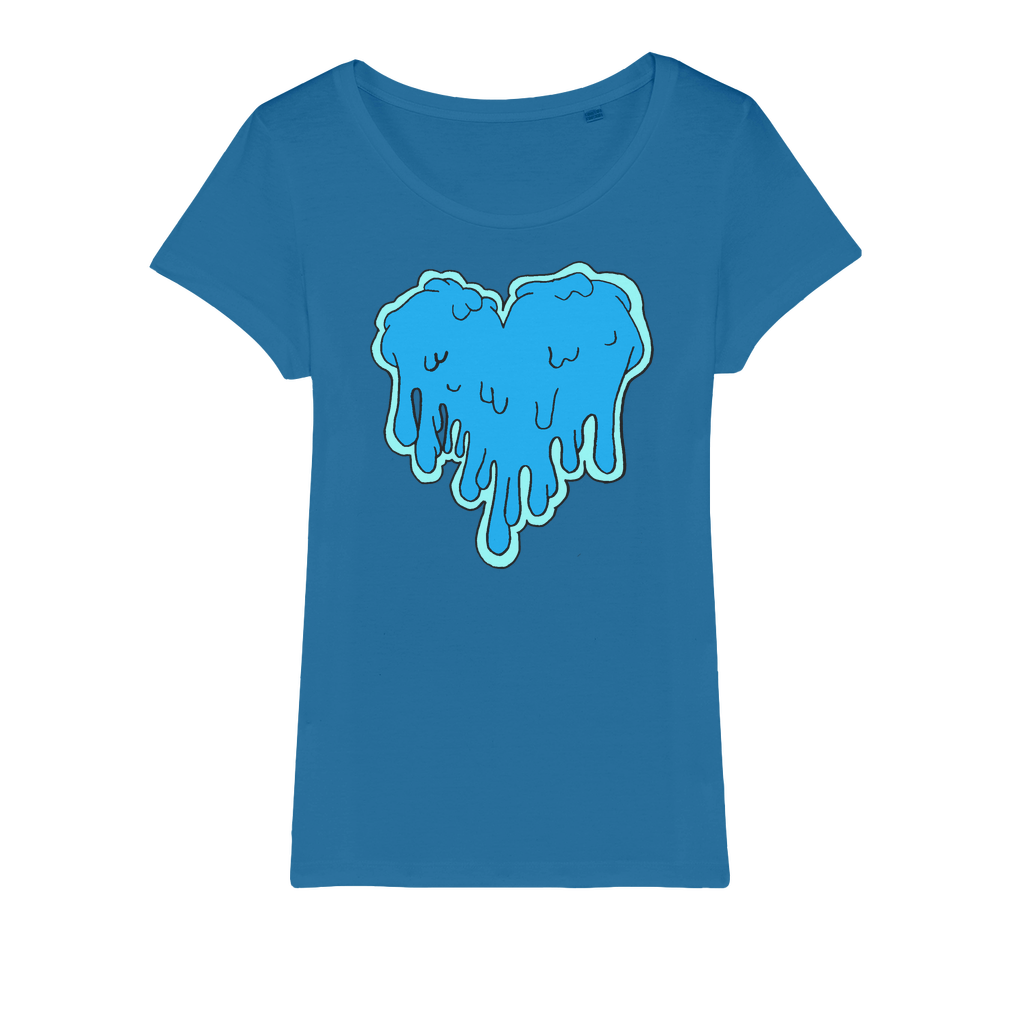 benzo heart Organic Jersey Womens T-Shirt