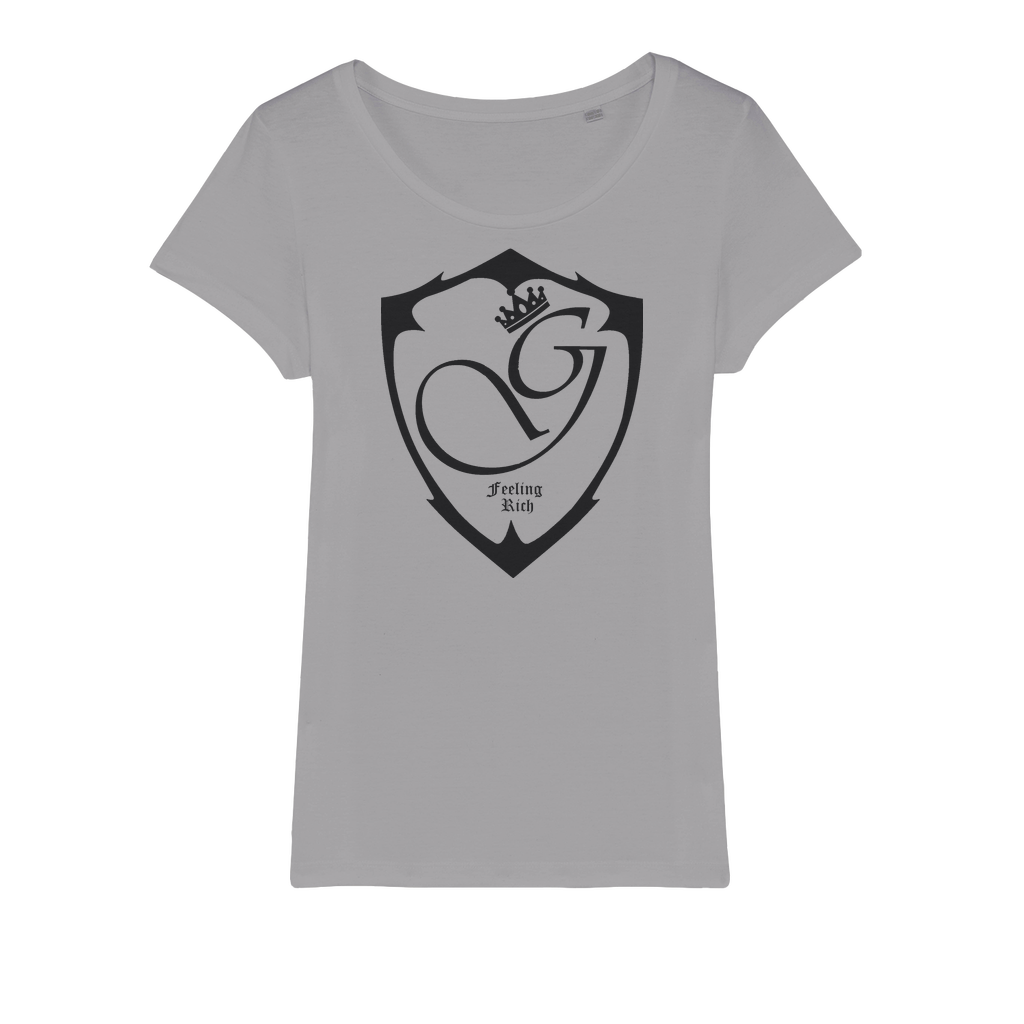 Feeling rich Organic Jersey Womens T-Shirt