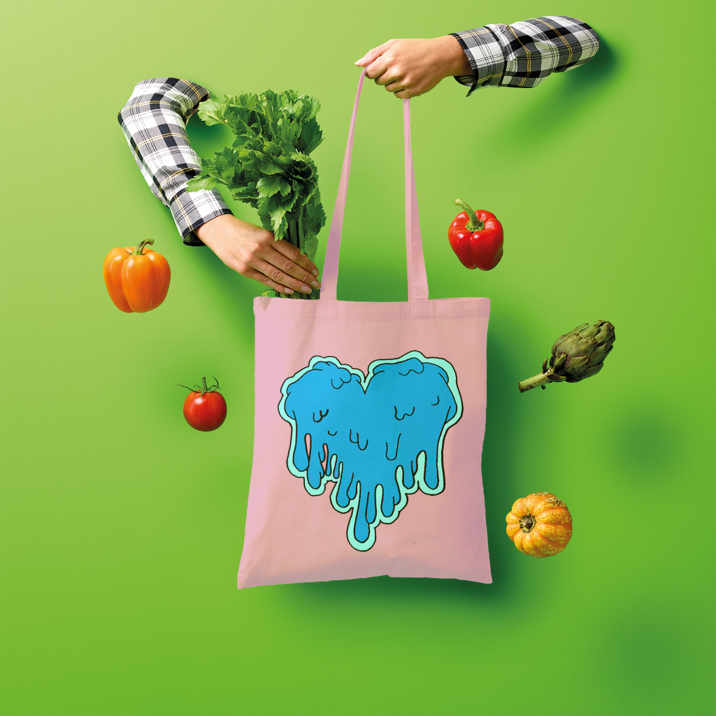 benzo heart Shopper Tote Bag