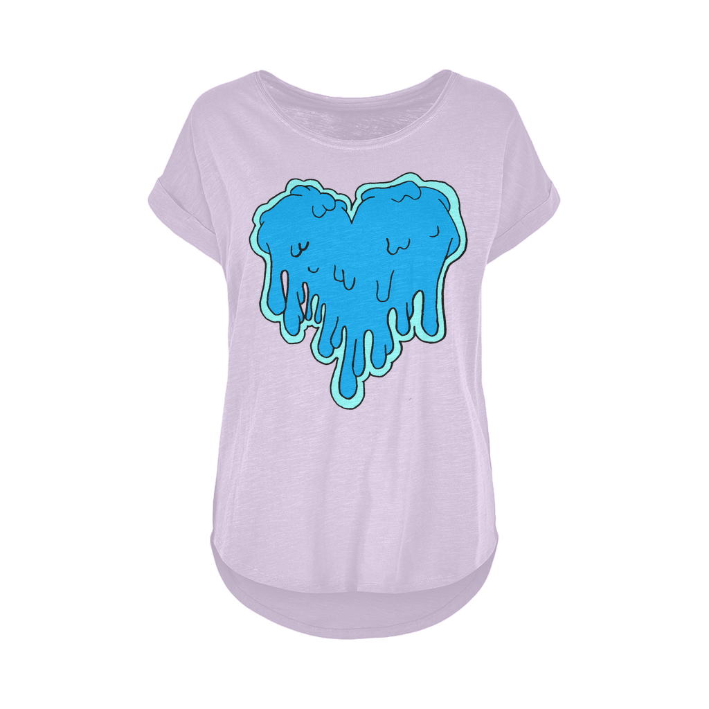 benzo heart Women's Long Slub T-Shirt XS-5XL