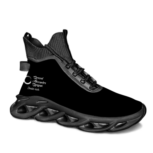 (Black) Gorgani  Unisex Breathable High Top Blade Shoes Running Shoes