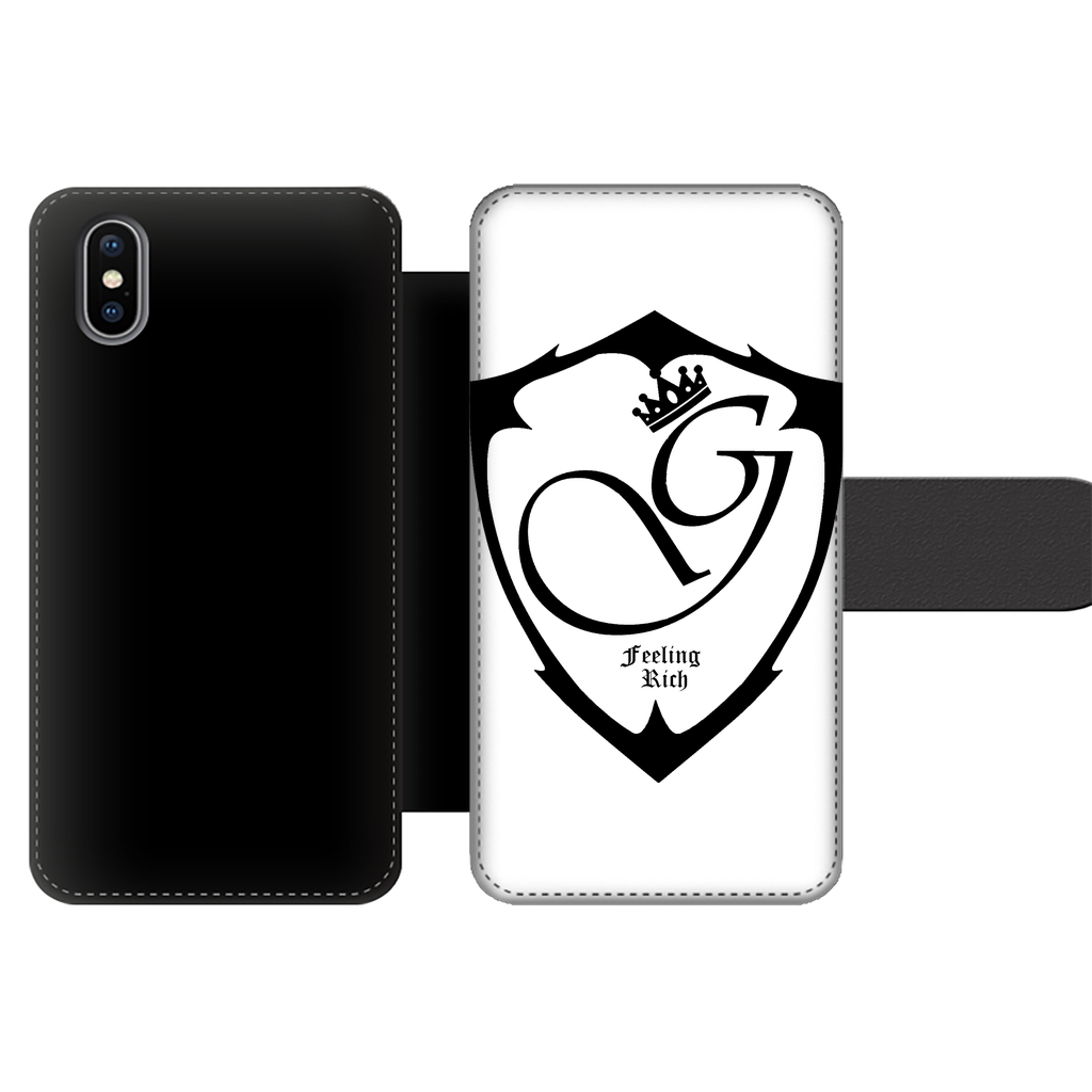 Feeling rich Front Printed Wallet Cases