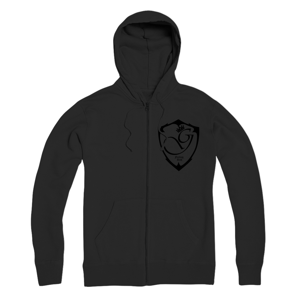 Feeling rich Premium Adult Zip Hoodie