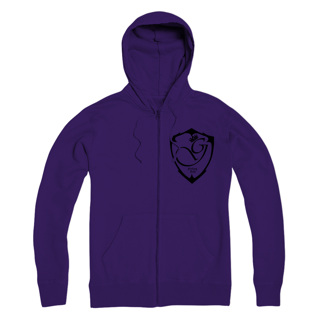 Feeling rich Premium Adult Zip Hoodie