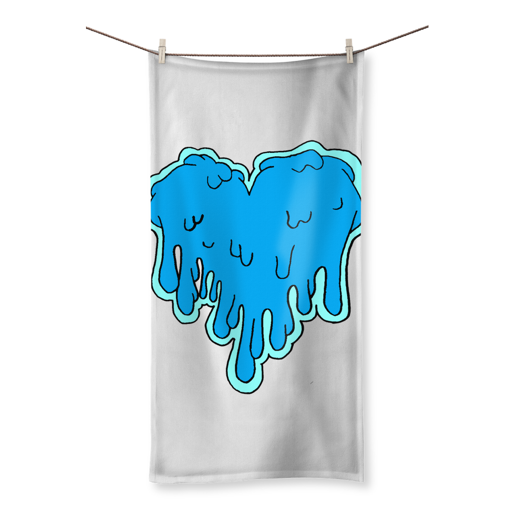 benzo heart Sublimation All Over Towel