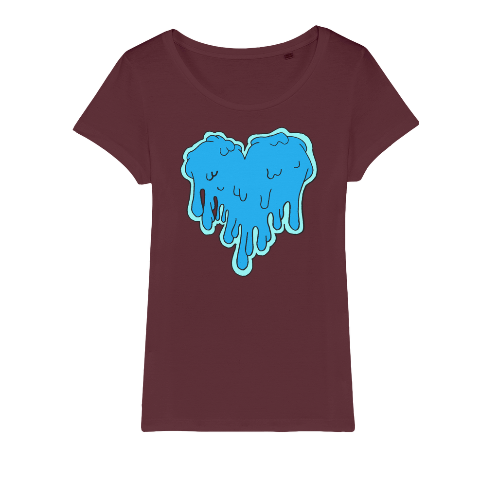 benzo heart Organic Jersey Womens T-Shirt