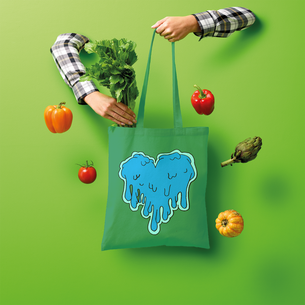 benzo heart Shopper Tote Bag
