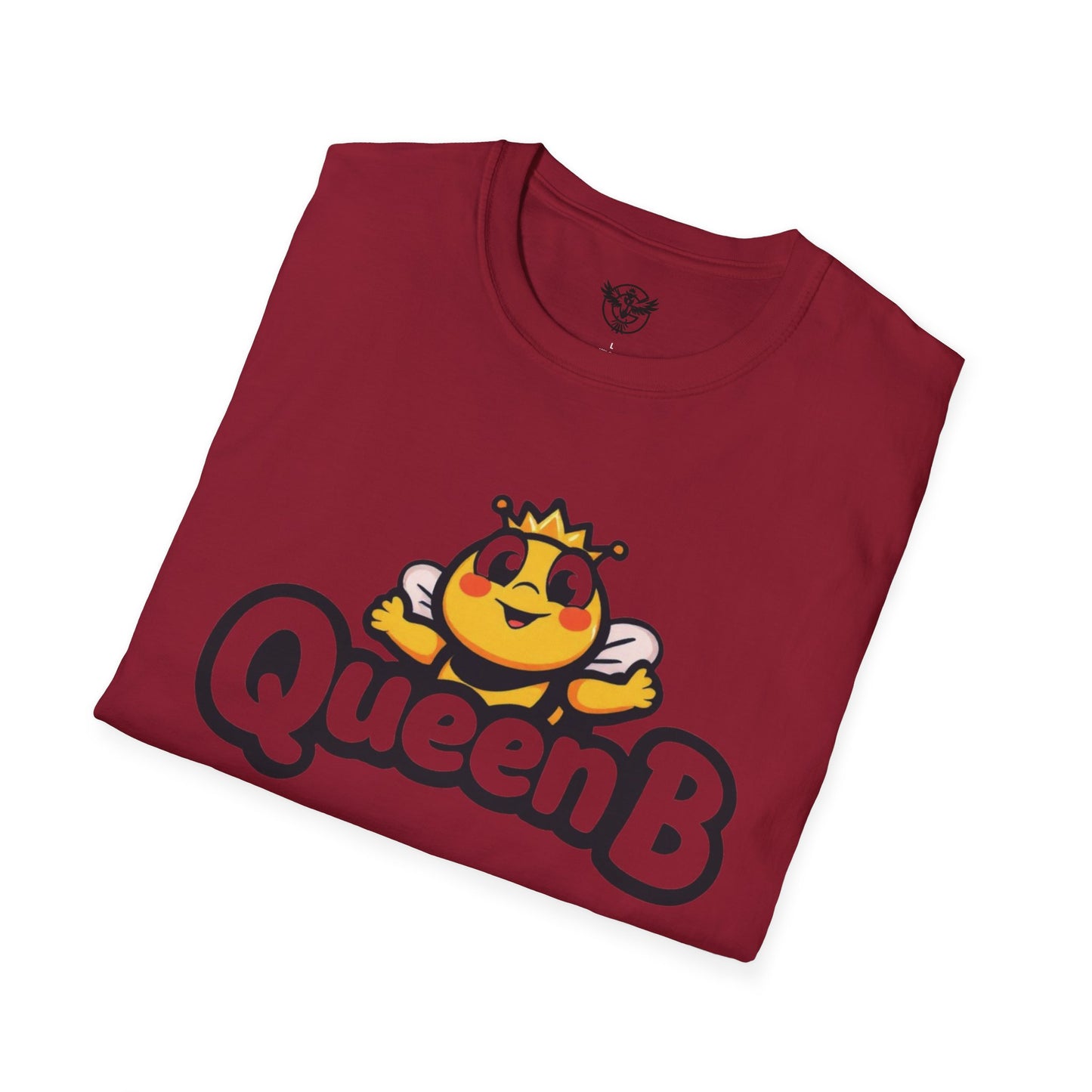 Queen B Unisex Softstyle T-Shirt - Fun and Bright Graphic Tee for Bee Lovers