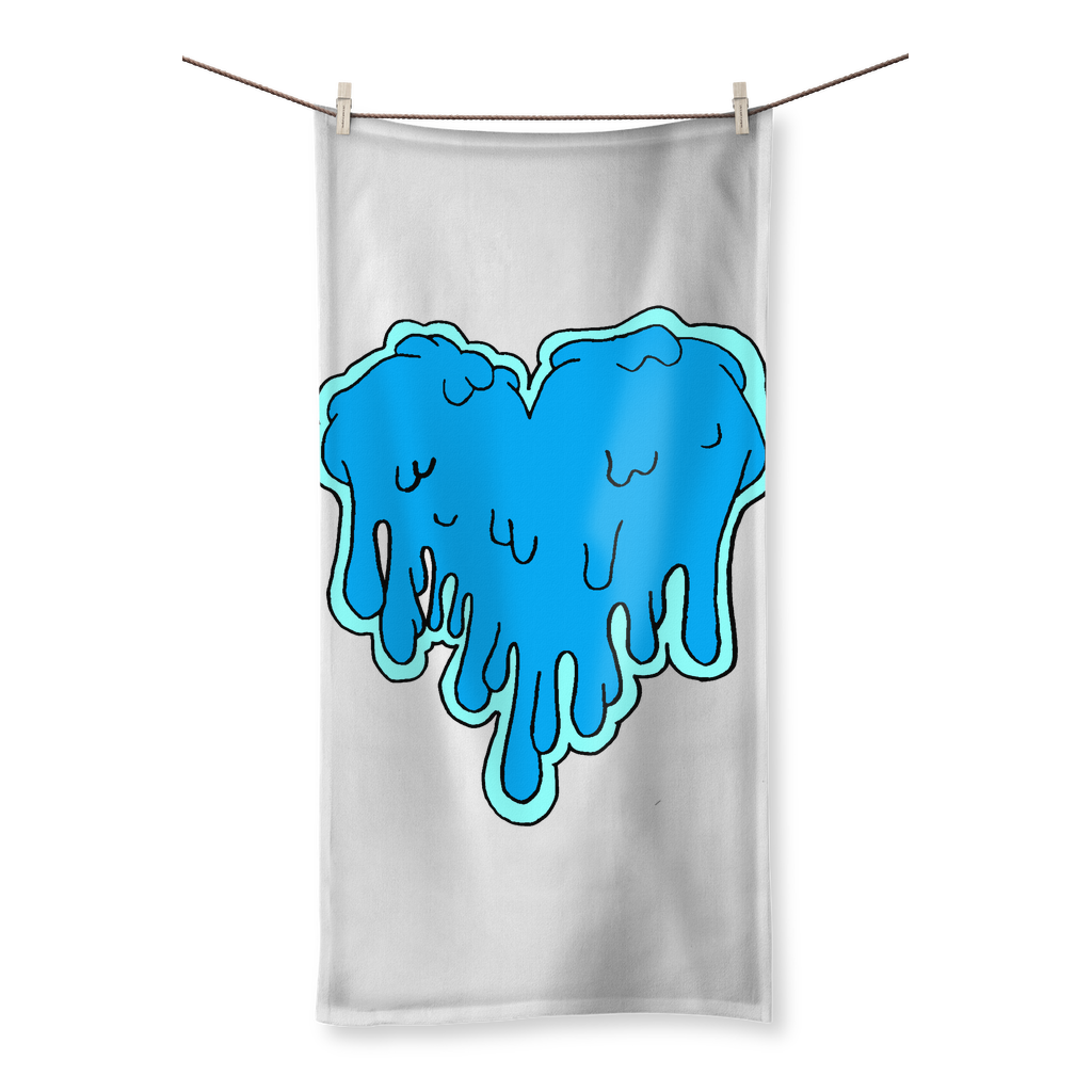 benzo heart Sublimation All Over Towel