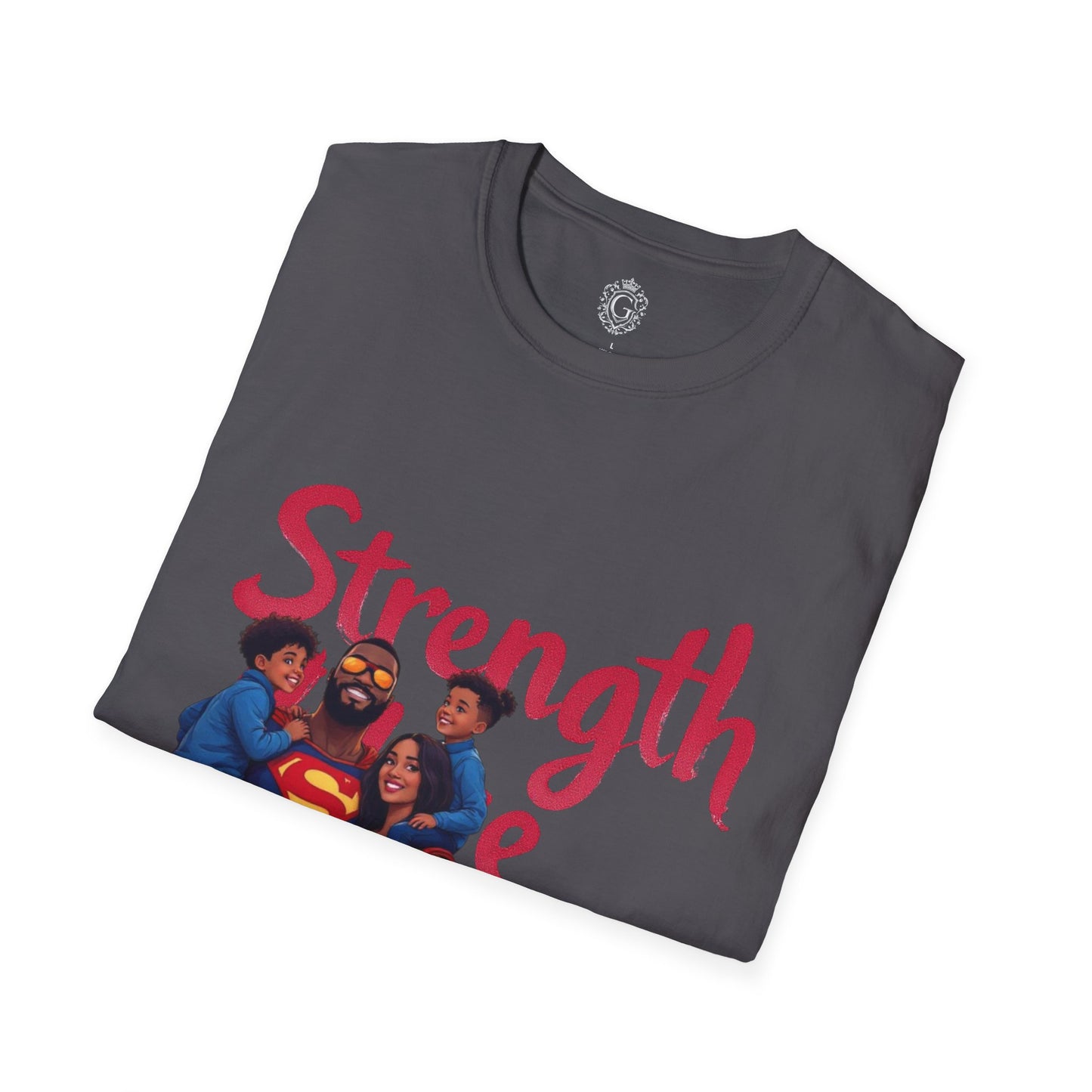 Superhero Family Strength Unisex Softstyle T-Shirt