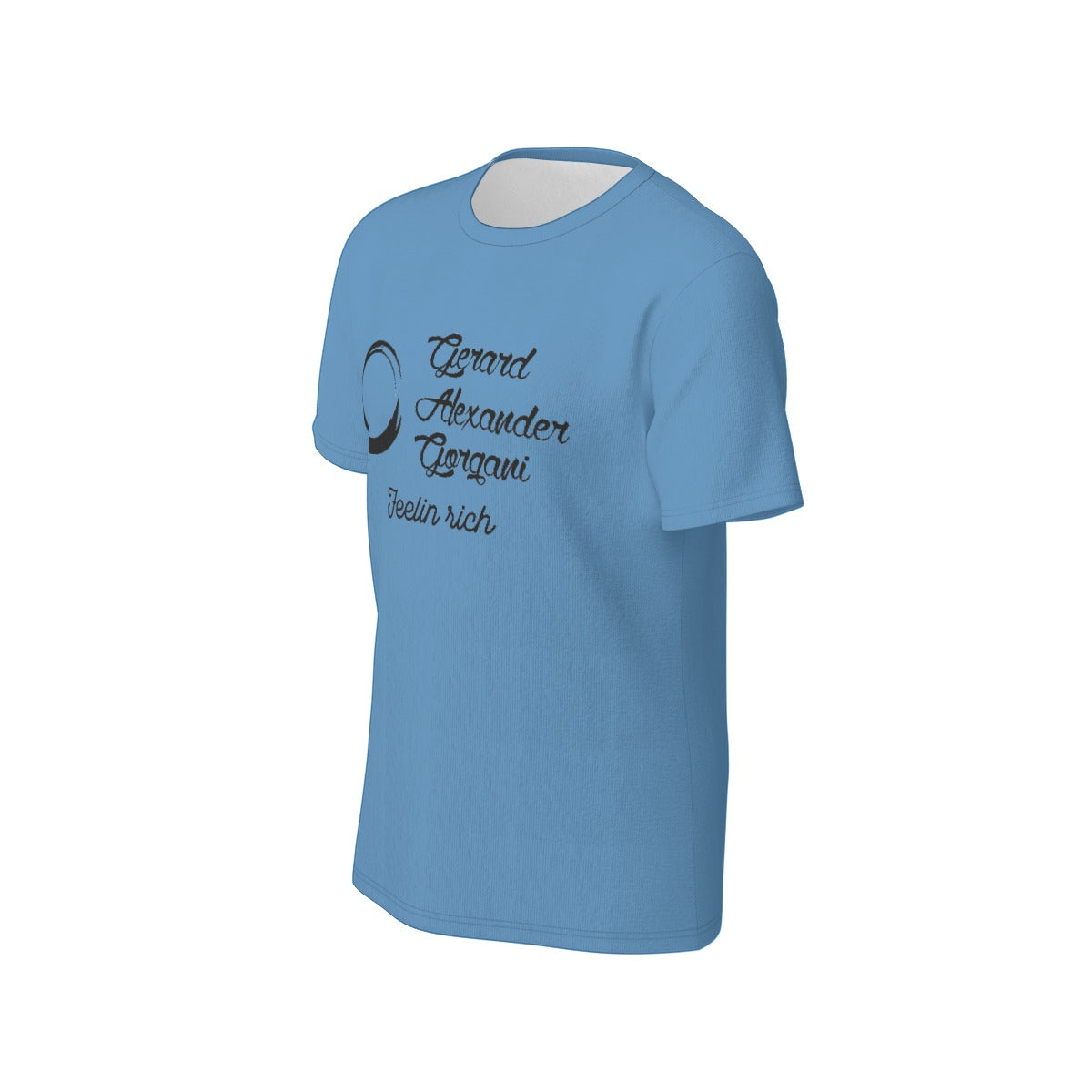 GORGANI STEEL BLUE Men's O-Neck T-Shirt | 190GSM Cotton