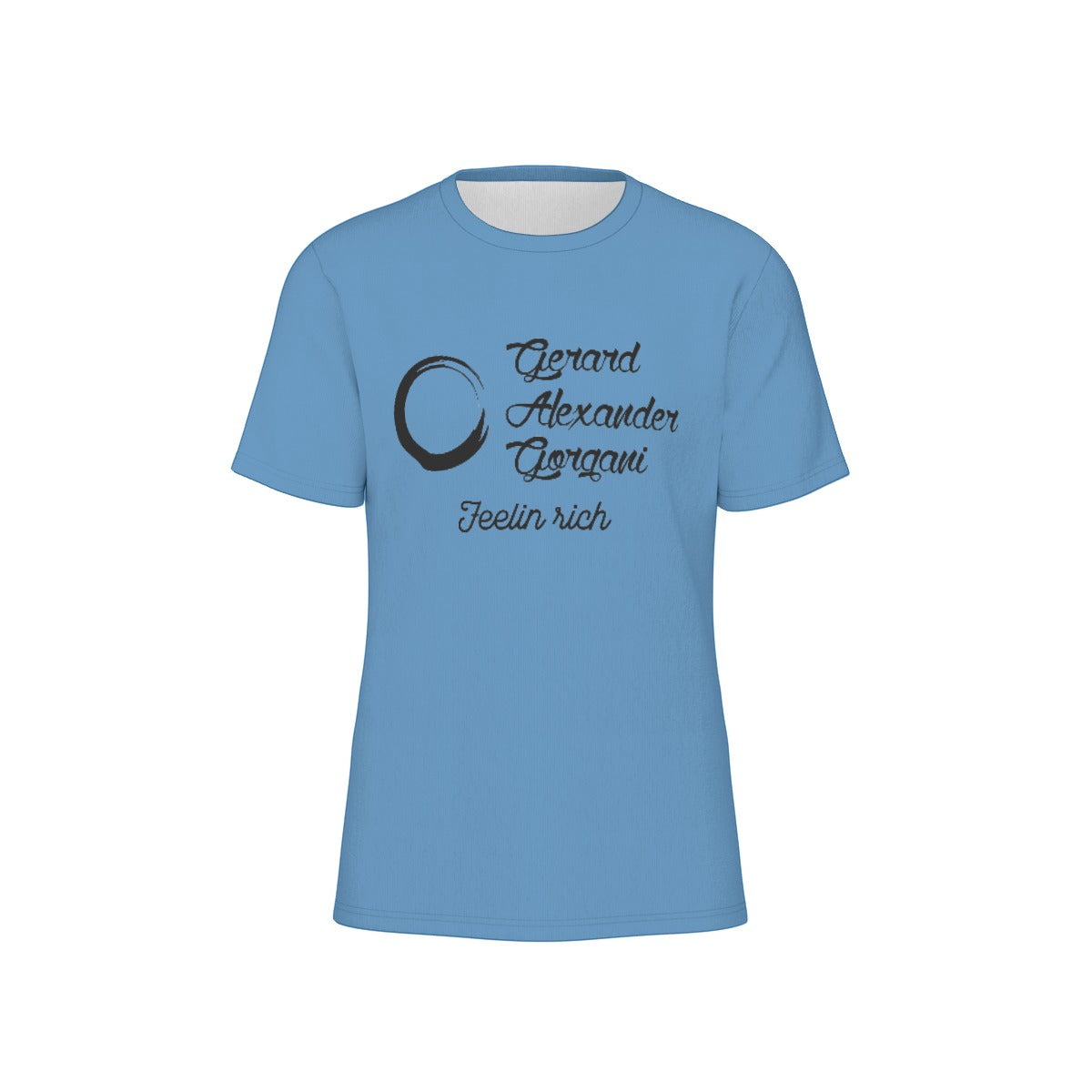 GORGANI STEEL BLUE Men's O-Neck T-Shirt | 190GSM Cotton